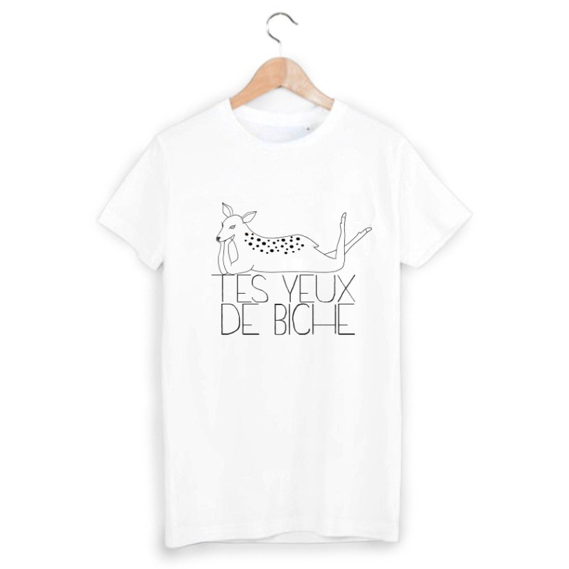 T-Shirt imprimé tes yeux de biche