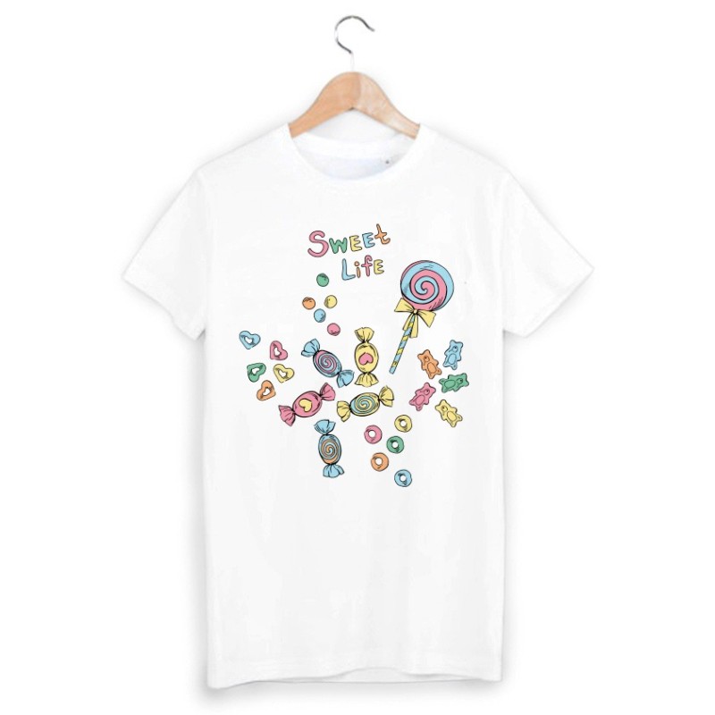 T-Shirt imprimé bonbon