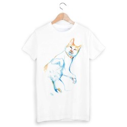 T-Shirt imprimé chat