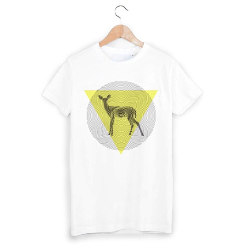 T-Shirt imprimé illustration biche