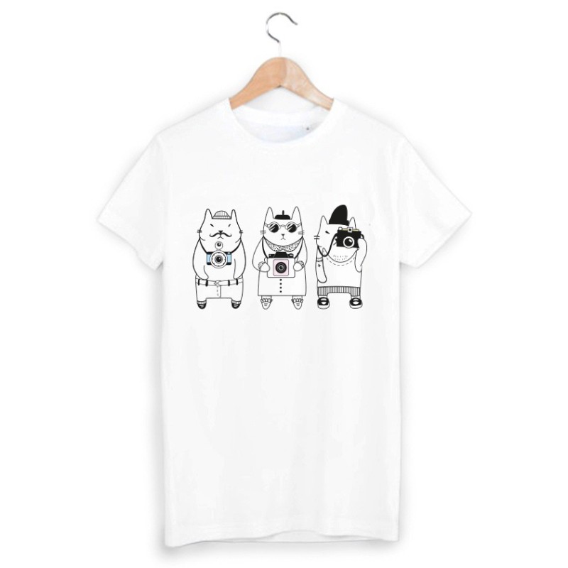 T-Shirt imprimé illustration chat