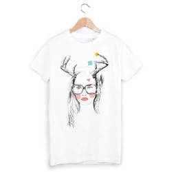 T-Shirt imprimé illustration cerf