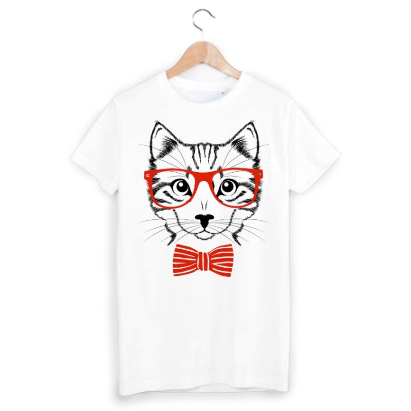 T-Shirt imprimé chat
