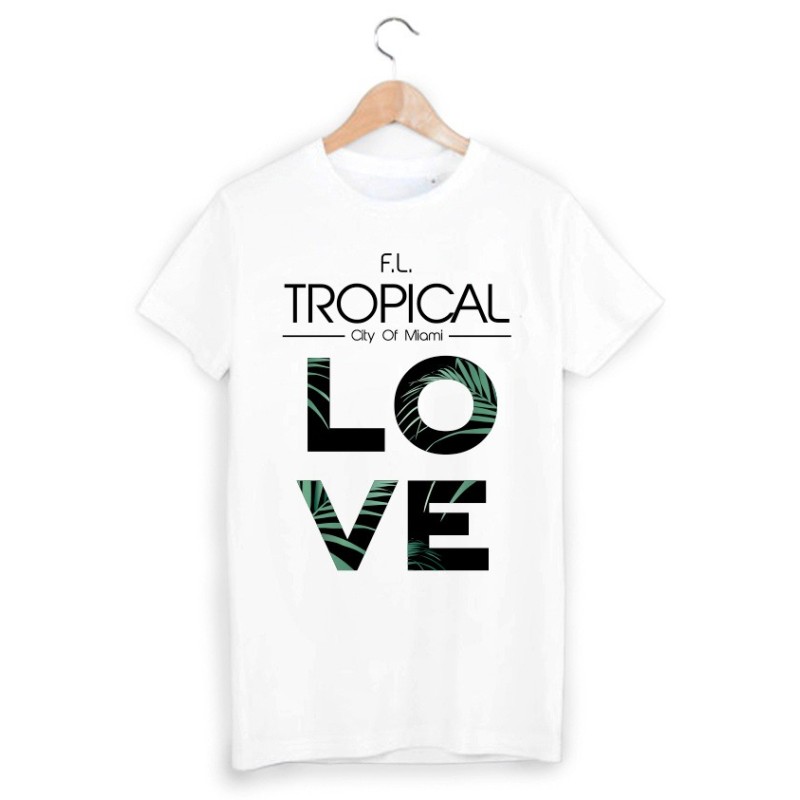 T-Shirt imprimé tropical