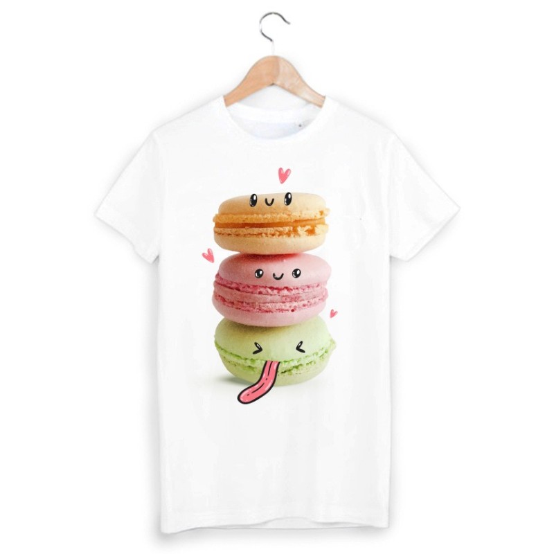 T-Shirt imprimé macaron