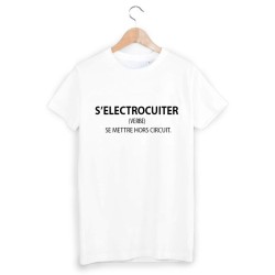 T-Shirt imprimé s'électrocuiter 