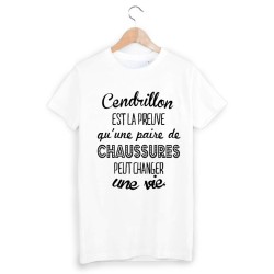 T-Shirt imprimé cendrillon 