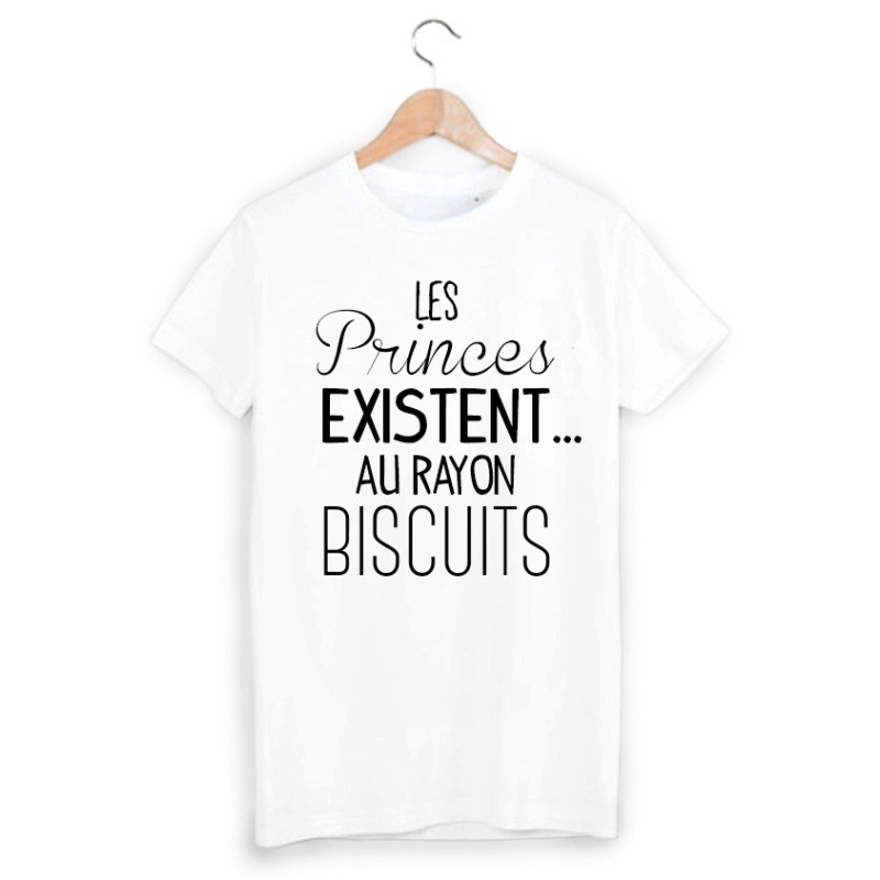T-Shirt imprimé les princes existent au rayon biscuits
