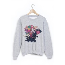 Sweat-Shirt imprimé art oiseau