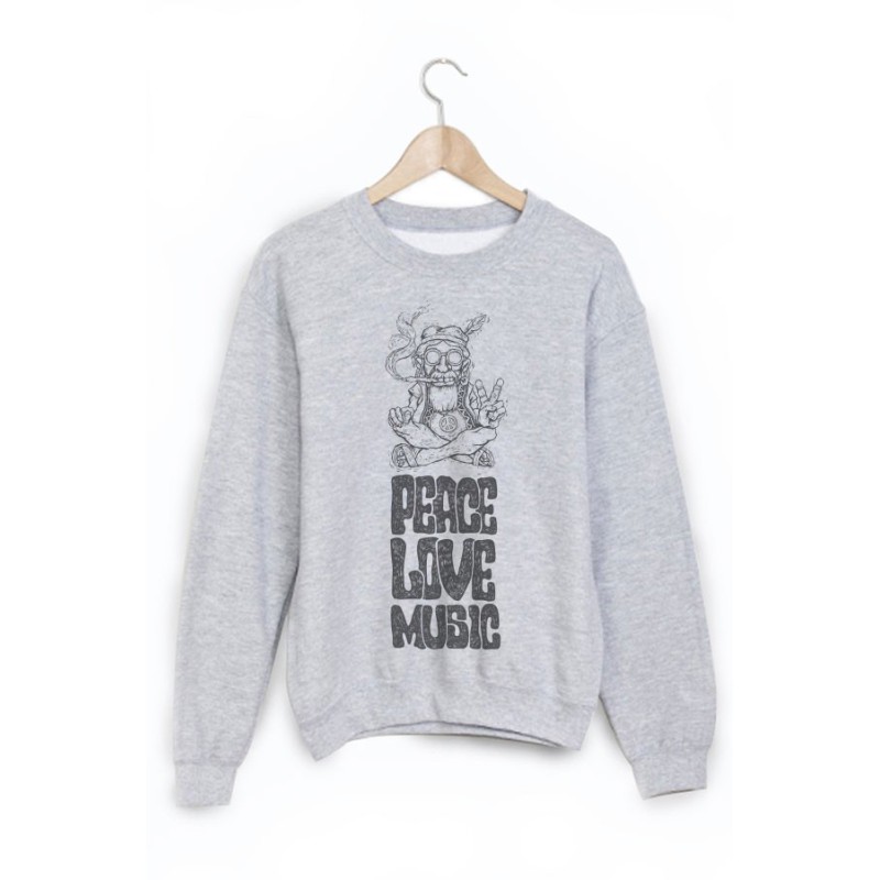 Sweat-Shirt imprimé peace