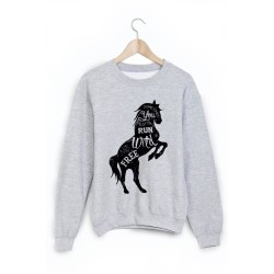 Sweat-Shirt imprimé cheval