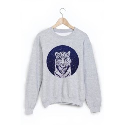 Sweat-Shirt imprimé tigre 