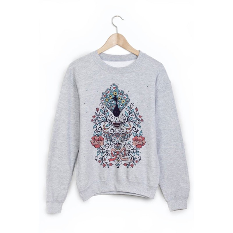 Sweat-Shirt imprimé illustration tendance