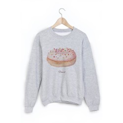 Sweat-Shirt imprimé donuts 