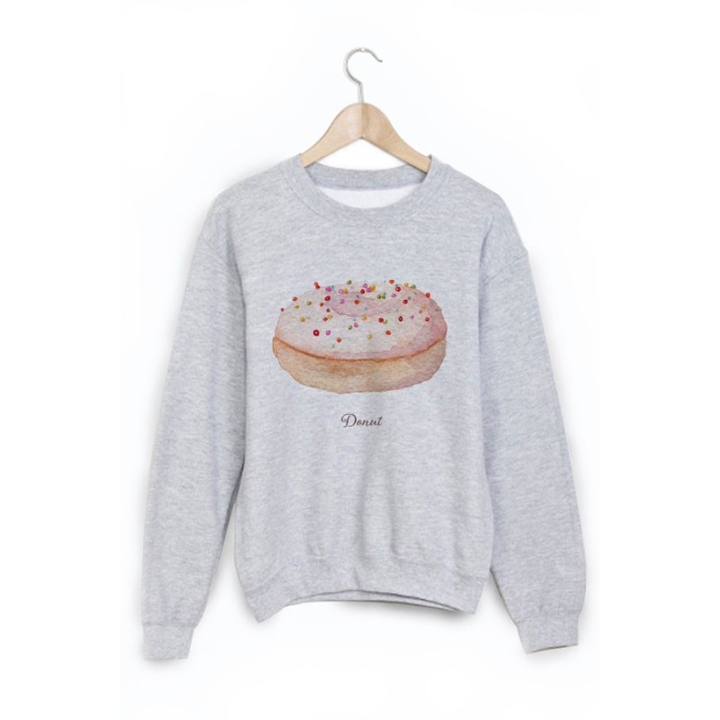 Sweat-Shirt imprimé donuts 