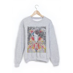 Sweat-Shirt imprimé cheval