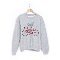 Sweat-Shirt imprimé vélo