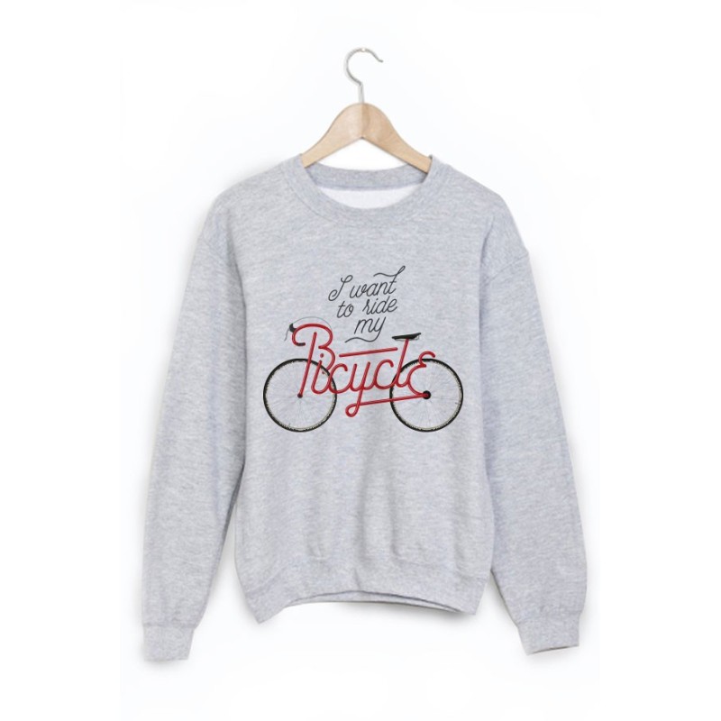 Sweat-Shirt imprimé vélo