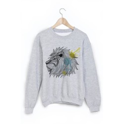 Sweat-Shirt imprimé lion