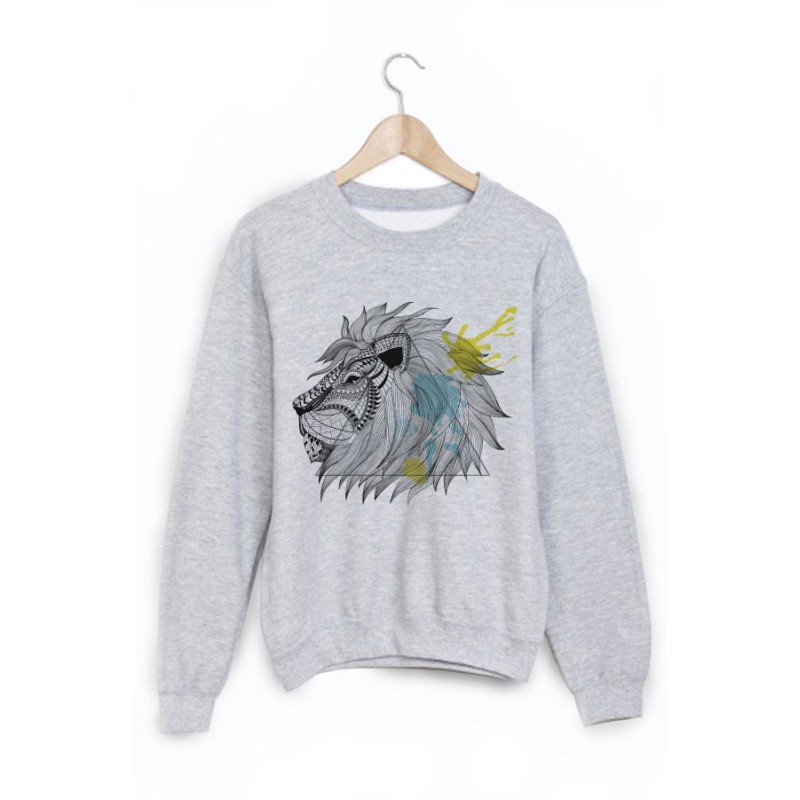 Sweat-Shirt imprimé lion