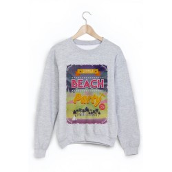 Sweat-Shirt imprimé beach vintage 