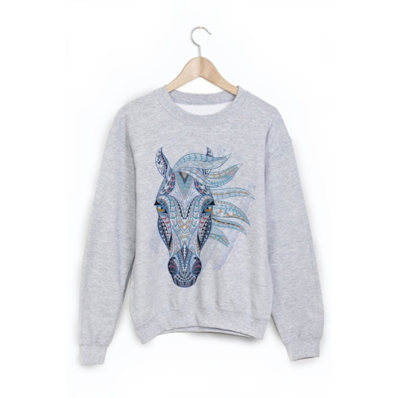 Sweat-Shirt imprimé cheva