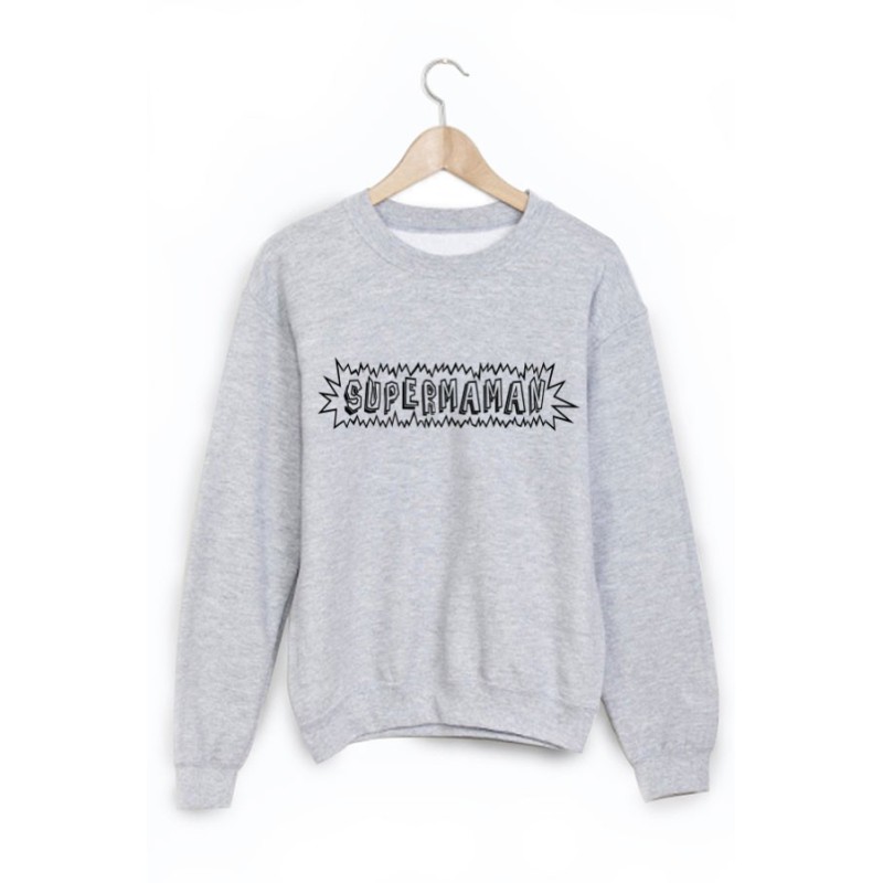 Sweat-Shirt imprimé supermaman