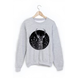 Sweat-Shirt imprimé cerf