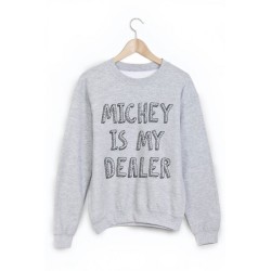 Sweat-Shirt imprimé michey is my dealer