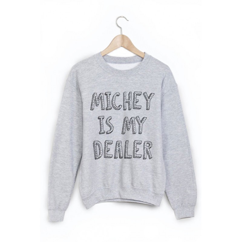 Sweat-Shirt imprimé michey is my dealer