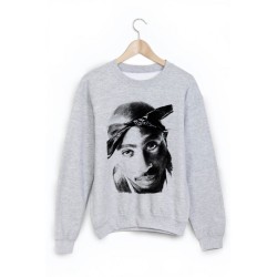 Sweat-Shirt imprimé tupac 