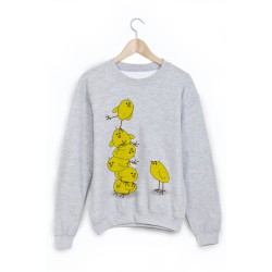 Sweat-Shirt imprimé poussin