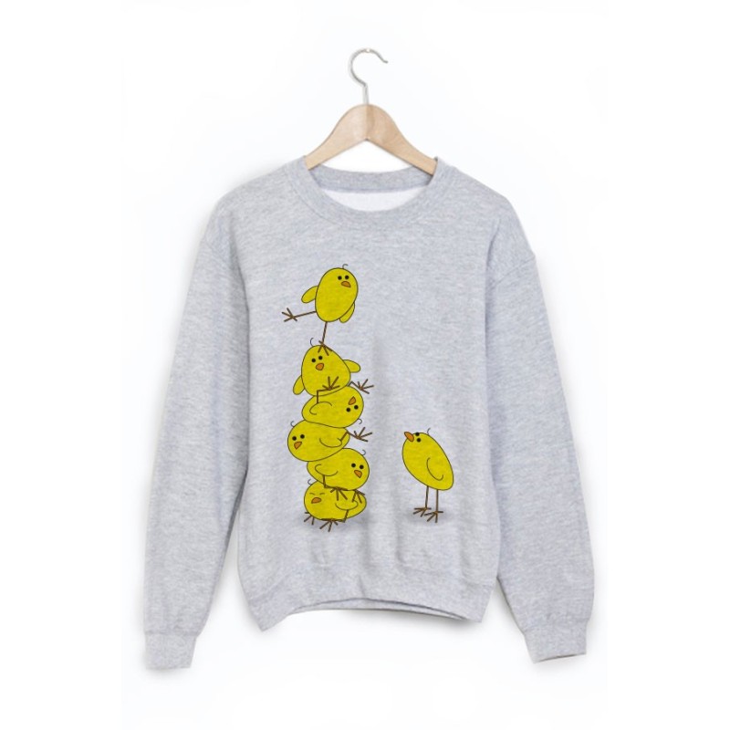 Sweat-Shirt imprimé poussin