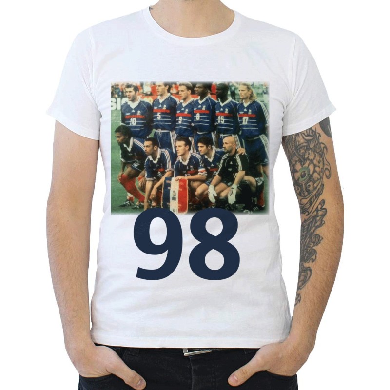 T-Shirt imprimé coupe du monde 98 foot