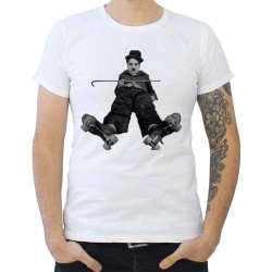 T-Shirt imprimé charlie chaplin 