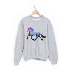 Sweat-Shirt imprimé cheval