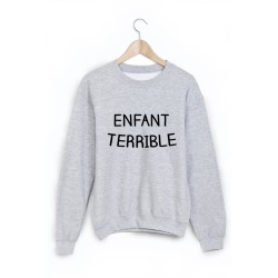 Sweat-Shirt imprimé enfant térrible 