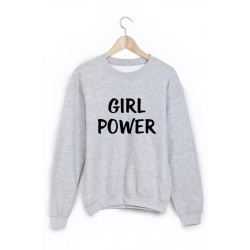 Sweat-Shirt imprimé girl power