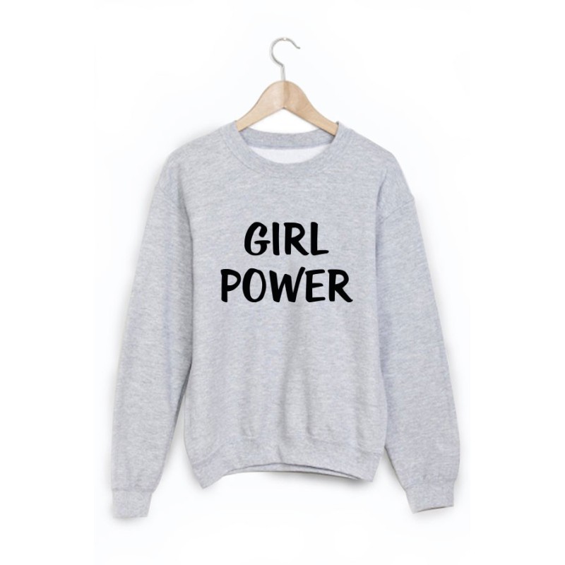 Sweat-Shirt imprimé girl power