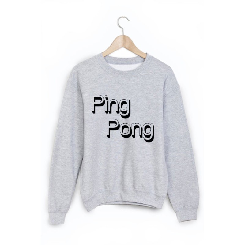 Sweat-Shirt imprimé ping pong
