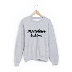 Sweat-Shirt imprimé monsieur boheme