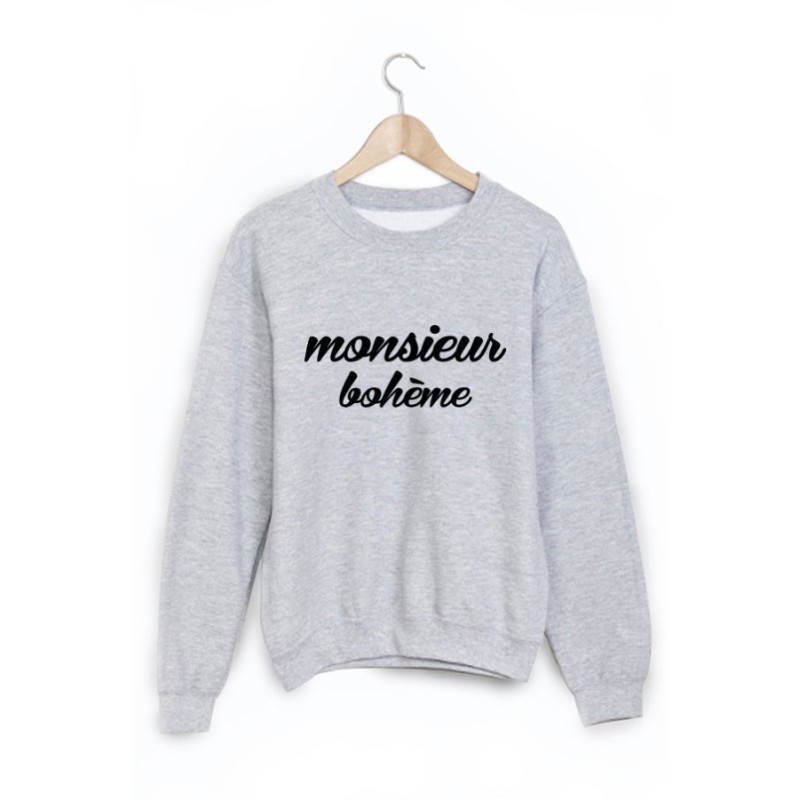 Sweat-Shirt imprimé monsieur boheme