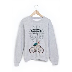 Sweat-Shirt imprimé cycliste 