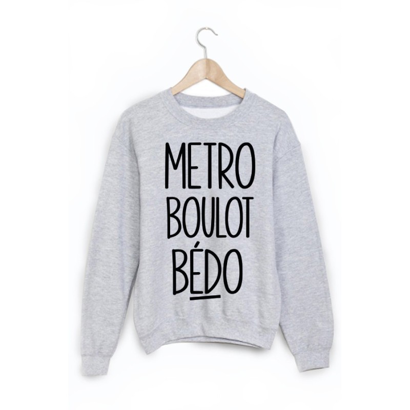 Sweat-Shirt imprimé meteo boulot bédo 