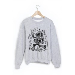 Sweat-Shirt imprimé robot 