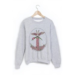 Sweat-Shirt imprimé giraffe