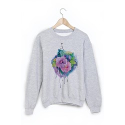 Sweat-Shirt imprimé fleur