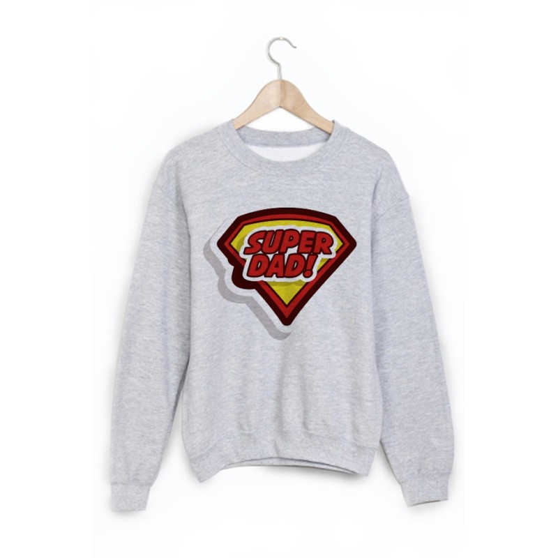 Sweat-Shirt imprimé super papa