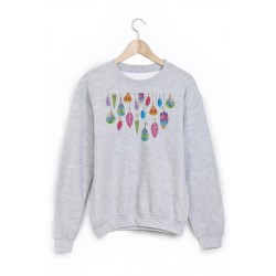 Sweat-Shirt imprimé plume hippie