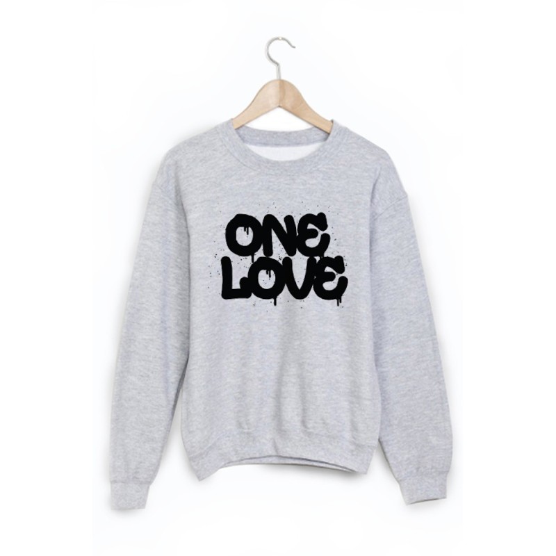 Sweat-Shirt Citation one love
